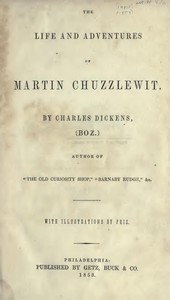 Cover of Martin Chuzzlewit — Background and Themes